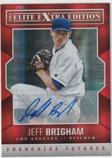 2014 Elite Extra Edition Franchise Futures Signatures #47 Jeff Brigham Dodgers