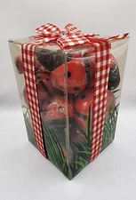 LADYBUG Floating Candles Red Wax Decoration Set of 18 NIB New Crate & Barrel