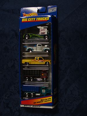Hot Wheels - Big City Trucks - 5 Car Gift Pack * Mattel * | eBay
