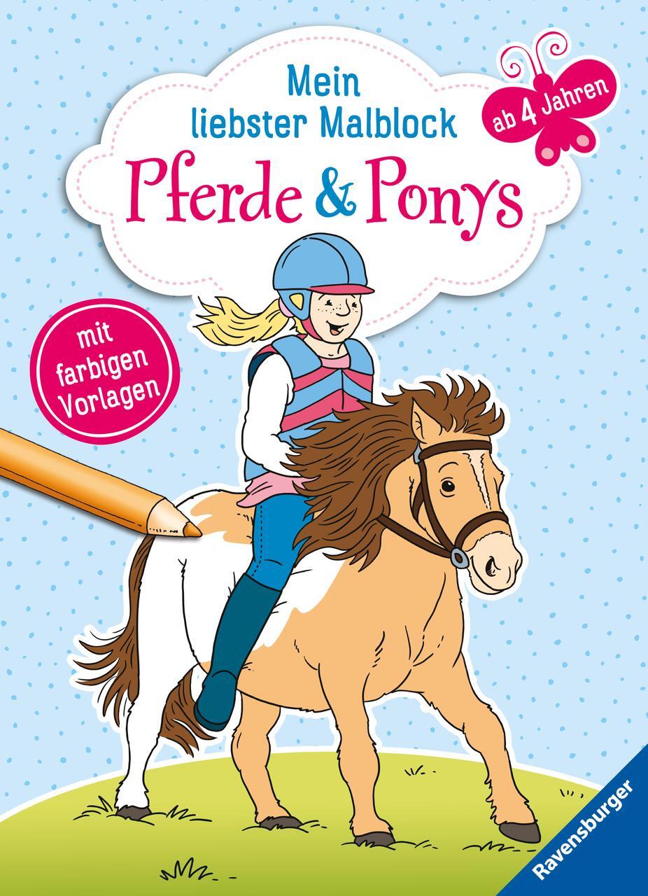 Thumbnail - Stefan Lohr Mein Liebster Malblock Ab 4 Jahren: Pferde & Ponys