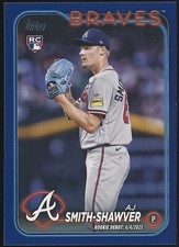 2024 Topps Update AJ Smith-Shawver Royal Blue Parallel Rookie RC Atlanta Braves