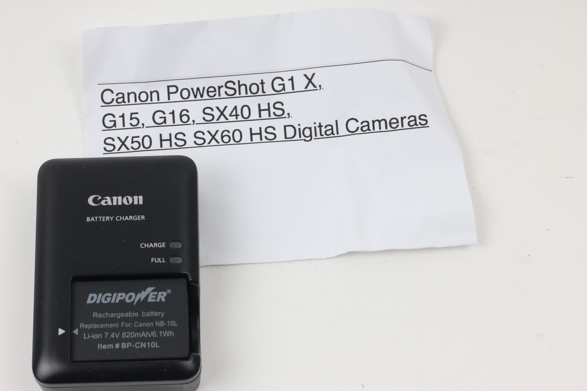 Canon Camera Charger NB-10L Battery Charger For Canon PowerShot