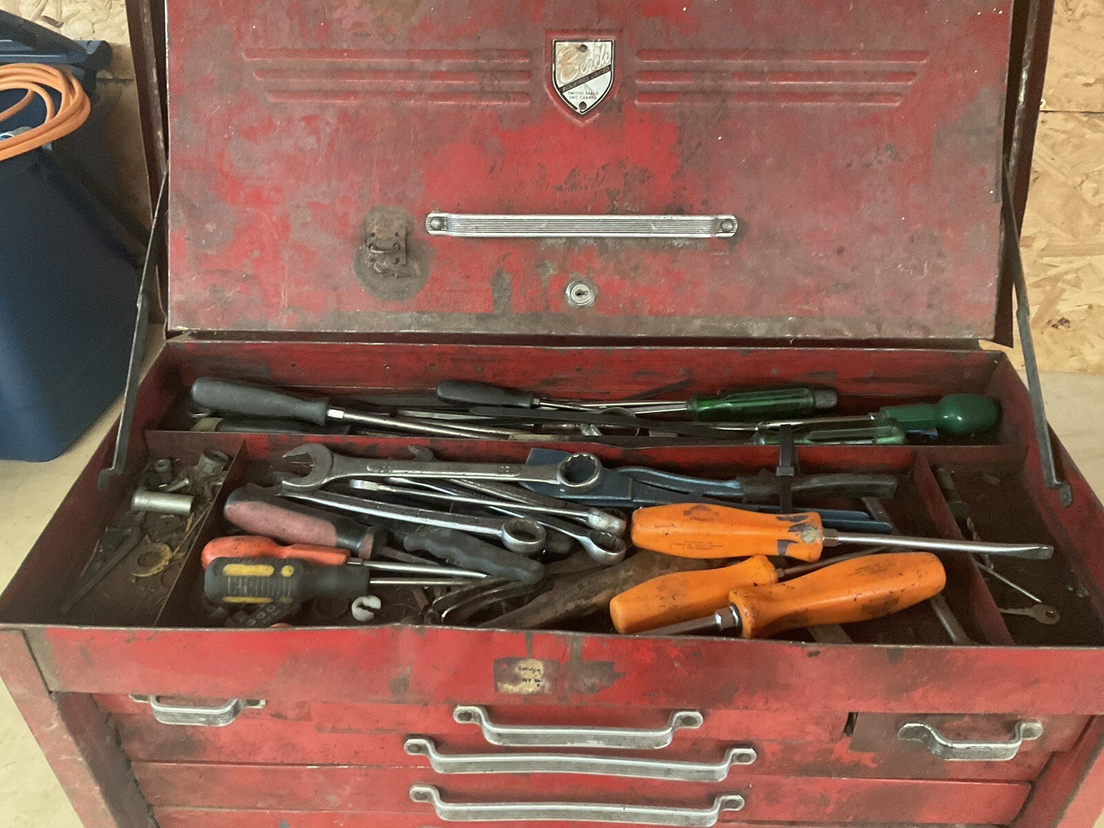 Beach Ltd Heavy Duty Mechanic Tool Chest Full Of Tools eBay