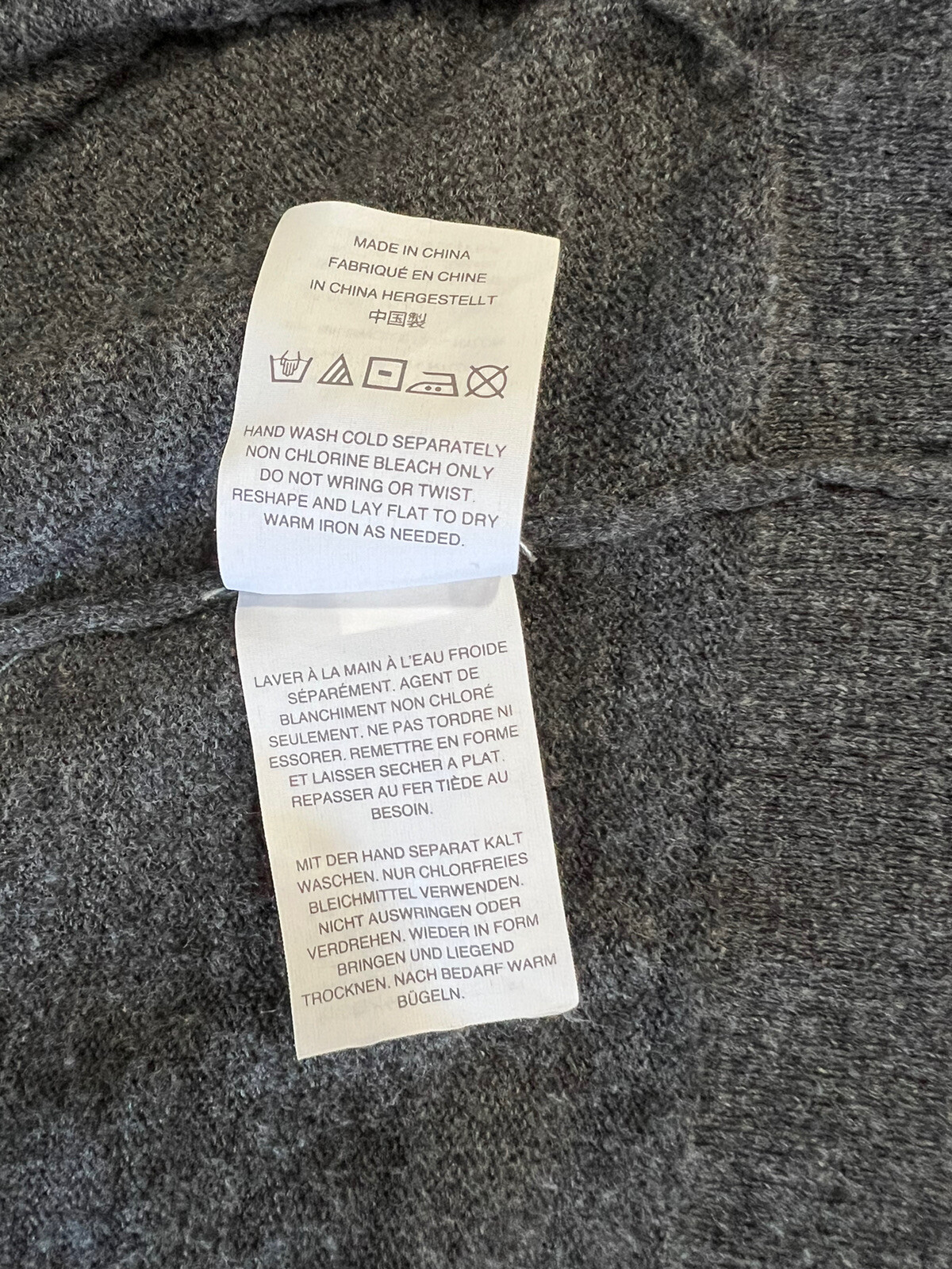 Madewell Open Front Patch Pocket Gray Cardigan Si… - image 7