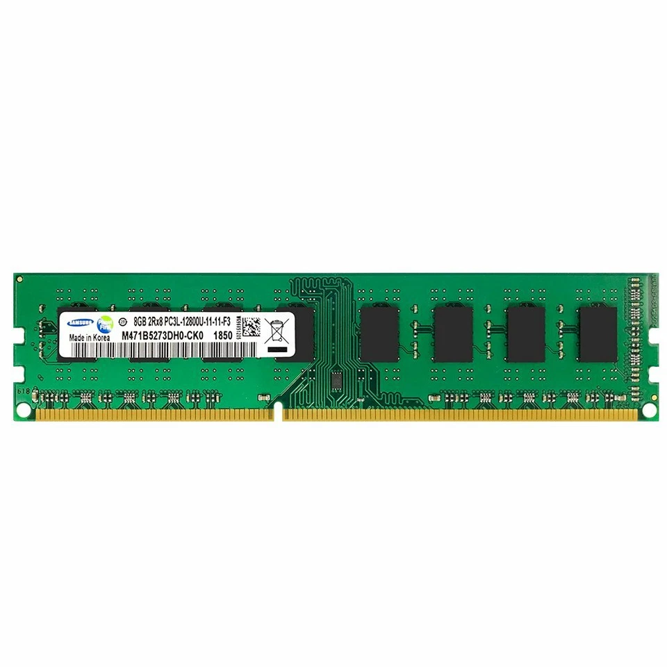8GB 4GB DDR3L 1600MHz PC3L-12800U 1.35V DIMM Desktop Memory RAM Samsung LOT BT - Image 4 of 4