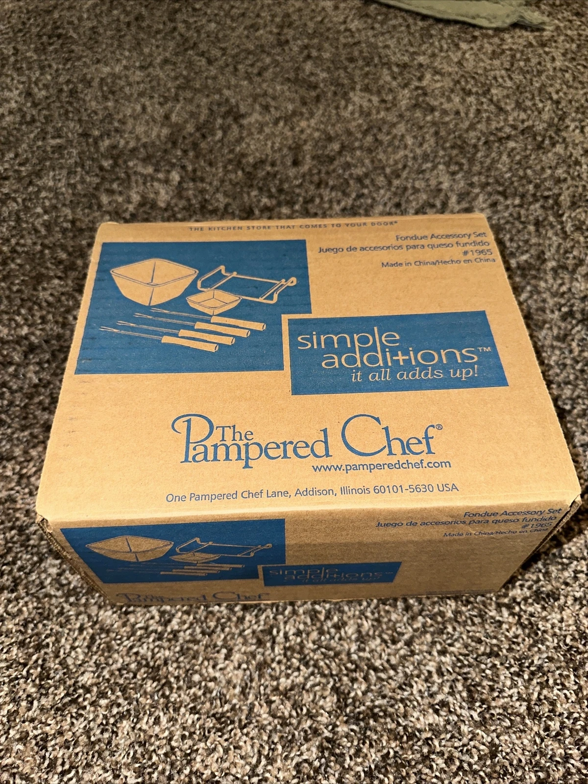The Pampered Chef Fondue Accessory Kit New #1965 Simple Additions