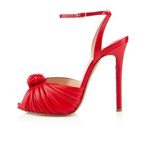 red sandals for wedding