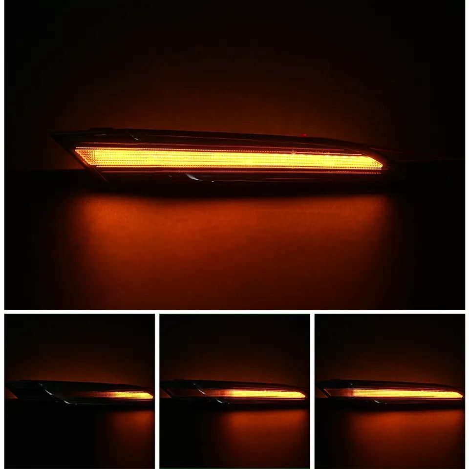 ダークネス&ライト Smoked Amber LED Side Marker Lights For Porsche 911 (2019+)