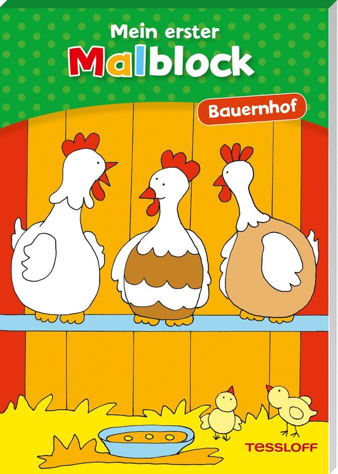 Thumbnail - Erster Malblock. Bauernhof Sandra Schmidt