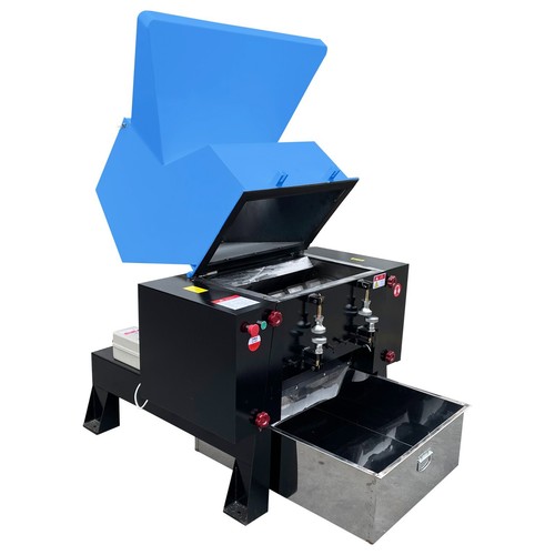 220V Blue Heavy 600 Type Plastic Crusher Plastic Material Shredder 3PH 20HP 15KW - Picture 14 of 19