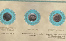 Ancient Roman Coins, from the Era of Constatine and His Sons, Commemorative
