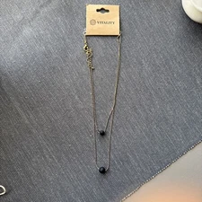 Vitality Lava Stone Essential Oil Necklace