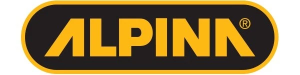 One Pair (2x) ALPINA Mower Sticker Decal Vinyl Label 100mm x 30mm