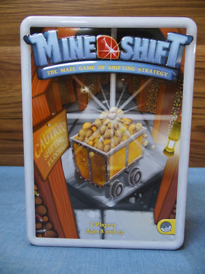 Mine Shift Board Game The Maze Game Of Shifting Strategy 2 Players COMPLETE