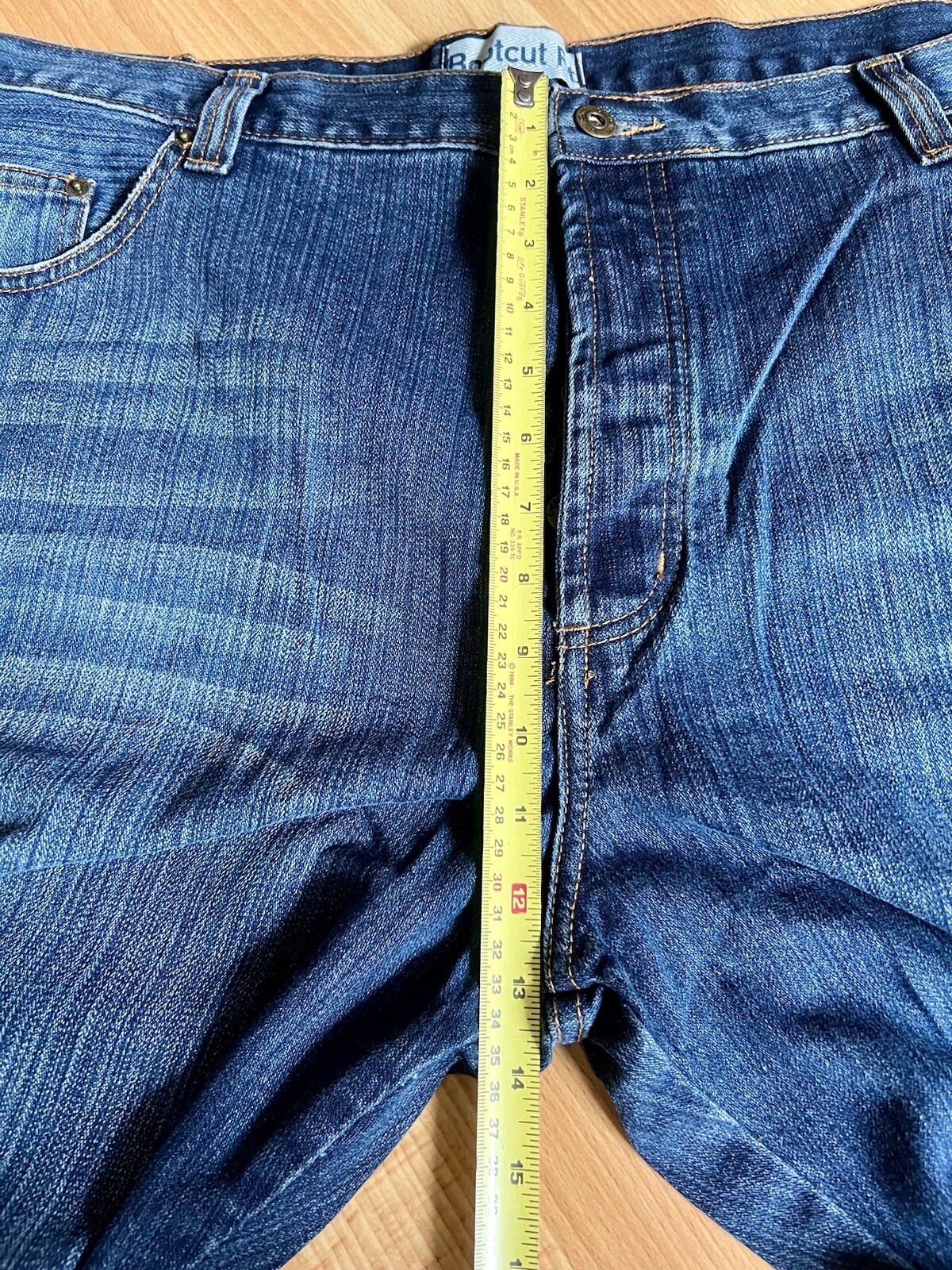 NEW JEANS! NEW Cherokee VINTAGE-OLD School BUTTON Fly, BOOT CUT + FREE SHIPPING!