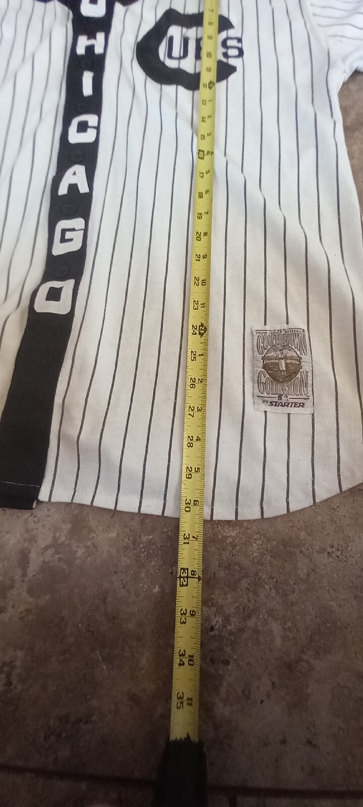 Vintage Starter Chicago Cubs 1907 Jersey Cooperstown Collection Size Xl