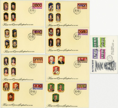 ST. Vincent FDC First Day Issue Cover Collection British Commonweals Postage - 第 1/6 張圖片