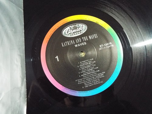 KATRINA AND THE WAVES "WAVES" 1986 LP - Picture 3 of 4