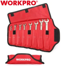 WORKPRO 8PC SAE Flex-Head Ratcheting Combination Wrench Set 5/16-3/4 in 72-Teeth