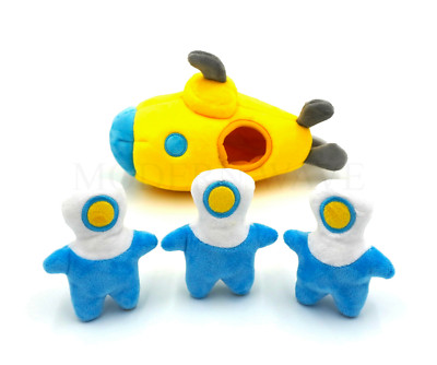 MODERN WAVE Squeaky Plush Dog Toy Interactive Hide and Seek Squirrel Type Puzzle