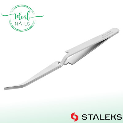 Reverse-Pinzette STALEKS TE-31/2 zum Festklemmen des Bogens bei Nagelmodellage