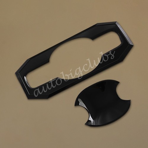 For Toyota Tundra 2022-2023 Black Exterior Door Bowl Cup Cover Trims Accessories - Picture 4 of 5
