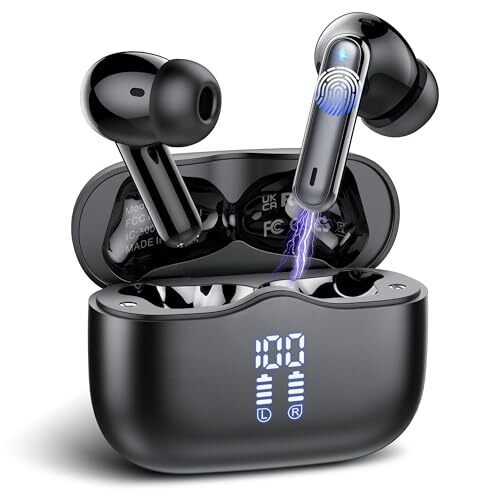Wireless Earbuds, Bluetooth 5.4 Ear Buds Wireless Bluetooth Earbuds, 40H Play...-image