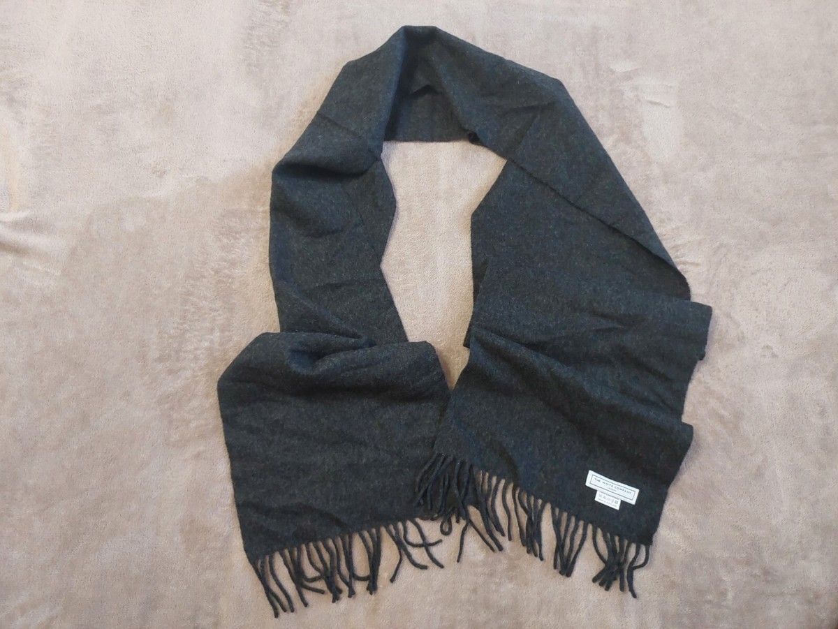 THE WHITE COMPANY LONDON SCARF 100% CASHMERE MADE IN SCOTLAND