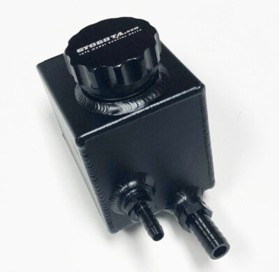 GTO G8 Power Steering Reservoir Tank Fabricated BLACK Aluminum Bottle Billet
