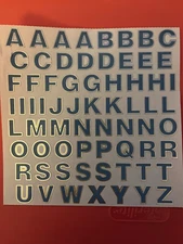 Creative Memories / Mrs. Grossman's NLA Extravagant Sticker-ABC Refl. Twilight