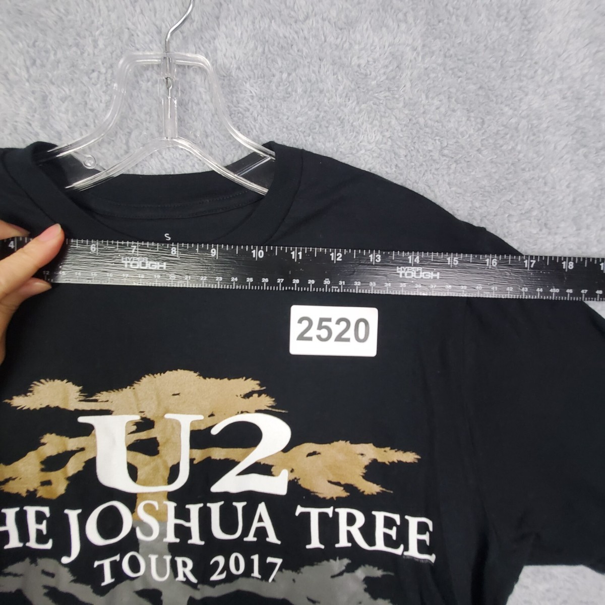The Joshua Tree Tour Tシャツ U2 - The Joshua Tree Tour 2017 Black T-Shirt Size Medium