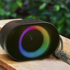 NEW Groove Onn Waterproof/Wireless LED Speaker - Bluetooth IPX6 Blue