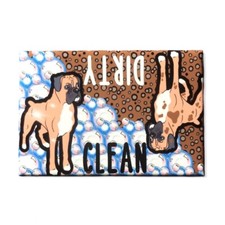 Boxer Dog Dishwasher Magnet Handmade Kitchen Cleaning Accessories and Home Decor