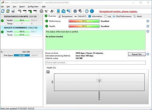 Discos SAS de 2TB 3.5" **100% SALUD** PN:0235G6YG HDP3500E G3 Huawei OceanStor - Photo 12/15