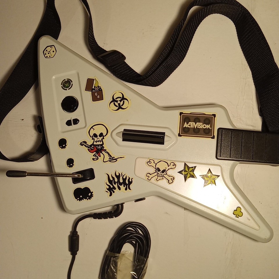 RedOctane Guitar Hero Xbox 360 Gibson Xplorer Wired NO USB Breakaway