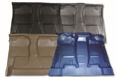 2015-2020 Ford F150 Regular Cab Heavy Duty Molded Vinyl Floor / Rubber Carpet