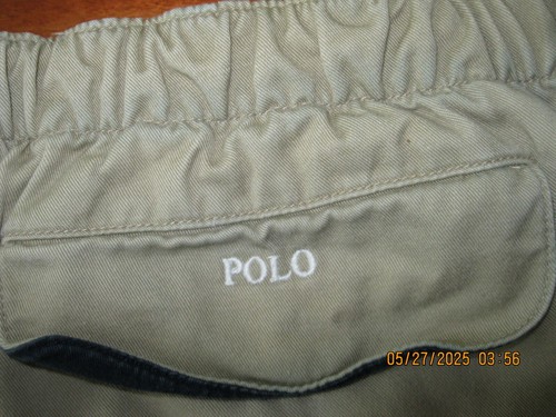 Polo Ralph Lauren TAN Prepster Pant Stretch SZ XL Classic Fit Elastic Waist - 第 8/9 張圖片