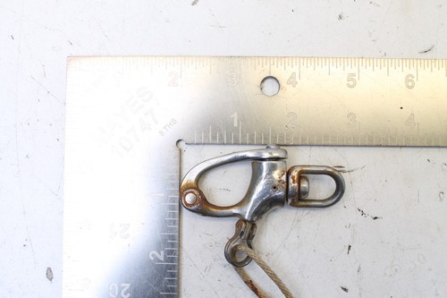 Nicro Marine NM Stainless Steel Snap Shackle Clevis Jaw Swivel - Picture 6 of 6