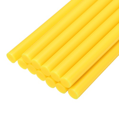 #ad 12pcs Mini Hot Glue Sticks for Glue Gun 0.27 inch x 8 inch Light Yellow $18.90