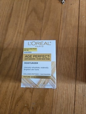L'Oreal Paris Age Perfect Anti-Sagging SPF 30 Moisturizer 2.55oz. Exp 1/27