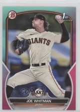 2023 Bowman Draft Aqua & Pink Gradient 199/199 Joe Whitman #BD-98 0s55