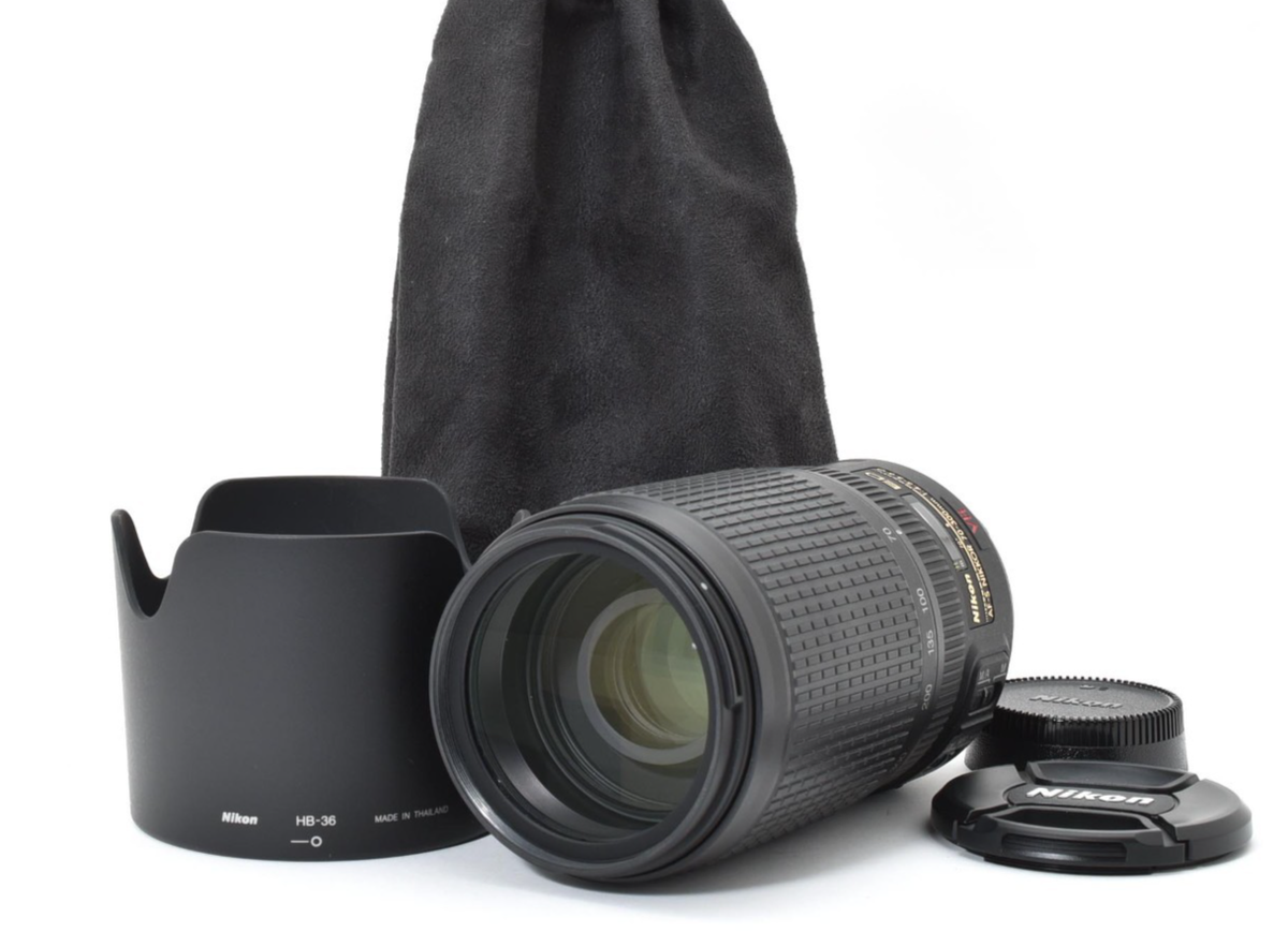 Nikon AF-S Nikkor 70-300mm f/4.5-5.6G ED VR Lens [Exc+++] w/Hood