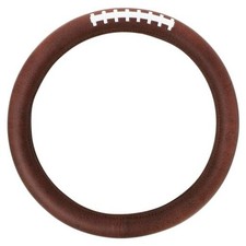 54010 18 inches Deluxe Steering Wheel Cover American Football