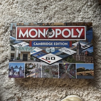 Monopoly: Cambridge USA Edition Brettspiel BRANDNEU