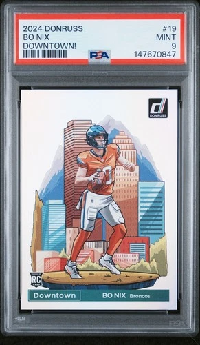 2024 Panini Donruss - Downtown! Bo Nix #19 (RC)