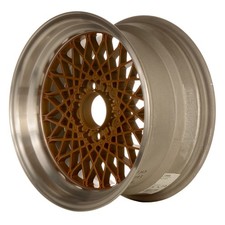 16x8 Snowflake Design Refurbished Rear Aluminum Wheel Painted Gold 560-01508