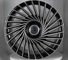 4 RF2 20 inch STAGG Black Rims 20x9/10.5 fits Lexus IS F 2008+