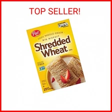 Shredded Wheat Big Biscuit, Whole Grain, Heart Healthy Breakfast Cereal (15oz) N
