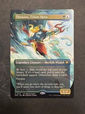 Thrasios, Triton Hero 16 Borderless LCI Special Guest SPG MTG Magic