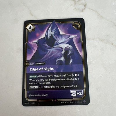 Riot Games Edge of Night 139/221 Dark Glow Regular ENG Equipment Nocturne